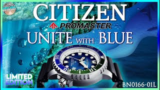 The Most Beautiful Citizen Dial Ever  Citizen Promaster Unite With Blue BN016601L Unbox amp Review [upl. by Fachini]