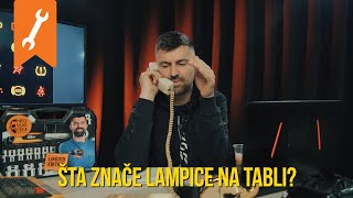 ŠTA ZNAČE LAMPICE NA INSTRUMENT TABLI i zašto ih ne zanemarivati [upl. by Ettezzus]