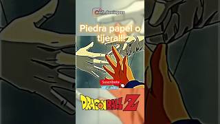 Piedra papel o tijera  goku vegeta dragonball dragonballsuper anime shorts trending [upl. by Conias]