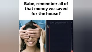 💸 Crypto Crash Babe Remember the House Money 😱 [upl. by Cristy]