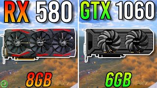 RX 580 8GB vs GTX 1060 6GB  Any Difference [upl. by Derwin]