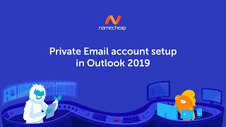 Private Email account setup in Outlook 2019 [upl. by Egbert960]