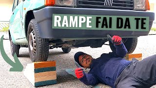 Rampe per manutenzione auto  Fai da te [upl. by Deeas197]