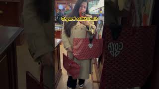 Showing sizes of Goyard saint Louis pm and Gm Bag and Goyard Artois Pm and Gm Bag goyardshorts [upl. by Suiramaj238]