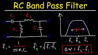 RC Band Pass Filters  How To Design The Circuit [upl. by Im]