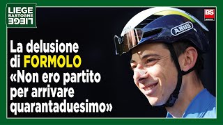 LiegiBastogneLiegi Formolo deluso «Non ero di certo partito per arrivare 42°» [upl. by Odnaloy]