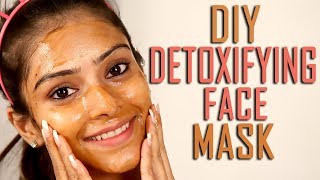 DIY Detoxifying Face Mask  Get Clear Fresh Skin  Home Made Detox Face Mask  Foxy Makeup Tutorial [upl. by Imnubulo]