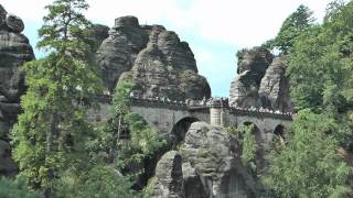 Die Felsenwelt der Bastei im NP quotSächsische Schweizquot [upl. by Nawor165]