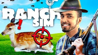 I BECAME A HUNTER IN RANCH SIMULATOR  TECHNO GAMERZ [upl. by Berglund426]