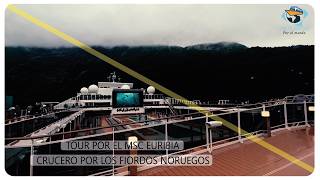 👉 MSC EURIBIA Fiordos de Noruega Recorrido por su interior [upl. by Kirbee]