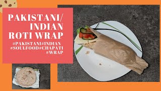 vegetarischer Wrap aus Roti Chapati Fladenbrot [upl. by Acina256]