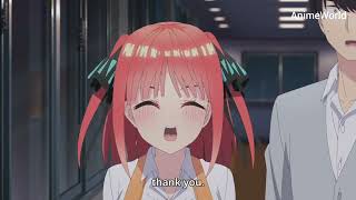 Nino finally kiss Fuutaro  The Quintessential Quintuplets Movie [upl. by Ecnadnac]