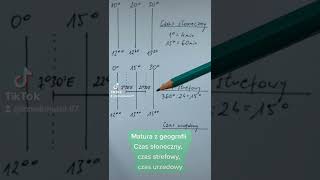 GEO Czas słoneczny strefowy a urzędowy [upl. by Marylee]