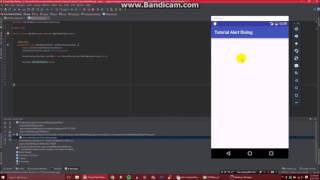 How to use alert dialog pop up prompt notification in Android Studio [upl. by Rosenkrantz]