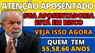 INSS ENVIA REGRAS NOVAS PARA APOSENTADORIA PARA QUEM TEM 55 60 OU 65 ANOS APOSENTADOS [upl. by Aisila]