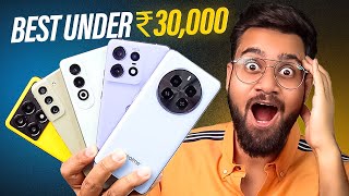 Top 5 Best Mobile Phones Under ₹30000⚡Amazon amp Flipkart Sale 2024  Best Phone Under 30000 😱 [upl. by Skip]