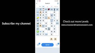 Crossword Master Level 3 Answers  Crossword Master Puzzle 3 [upl. by Elag]