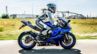 Yamaha R6 SC Project Exhaust SOUND  Fly bys  Revs  INSANE  FULL SYSTEM [upl. by Artima]