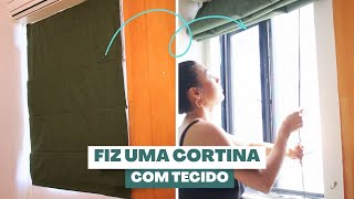 Como fiz uma CORTINA para o QUARTO DO MEU FILHO  faça você mesmo [upl. by Salakcin]