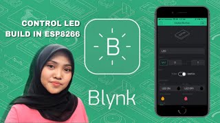 CONTROL LED BUILD IN ESP8266 WITH BLYNK APP IPHONE [upl. by Ahsitneuq14]