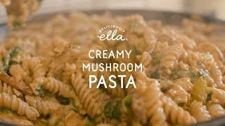 Creamy Mushroom Pasta  Deliciously Ella  Vegan [upl. by Sunil]