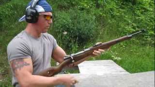 Shooting a German made Mauser model 1898AZ Carbine made in 1915 [upl. by Ditzel551]