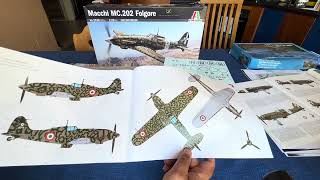 Unboxing Italeri Macchi 202 scala 132 [upl. by Leibrag]