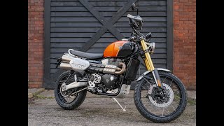 2024 Triumph Scrambler 1200 XE at West Coast Triumph Glasgow [upl. by Ocirrej]