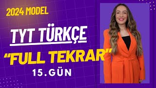 2024 TYT Türkçe Full Tekrar Kampı FİİLDE ÇATI 15GÜN [upl. by Medardas]