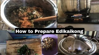 How to Prepare Edikaikong SoupWife Duties familylove [upl. by Jara]