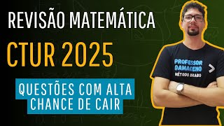 REVISÃO CTUR 2025  SÓ O QUE CAI [upl. by Mick]