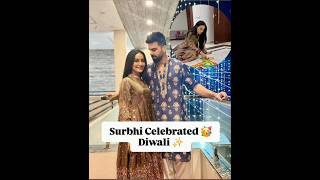 Newlyweds Surbhi Jyoti enjoy Diwali ✨️with 💞 Hubby shorts love trendingviralvideo youtubeshorts [upl. by Rust]