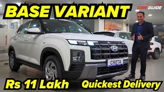 2024 Hyundai Creta BASE Variant  Value for Money Model  Kia Seltos se Better  Creta Delivery 🔥 [upl. by Inaliel390]