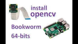 Raspberry BookWorm  install opencv  install opencv on Raspberry pi 4 2024 [upl. by Johna]