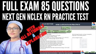 Nclex RN Practice Test  NCLEX RN FULL PRACTICE EXAM 85 QUESTIONS  PART I [upl. by Hannah]