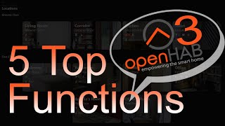 5 Top Functions in openHAB 3  SmartHome Tipps  Card Background  openHAB Tutorial English [upl. by Ecinereb]