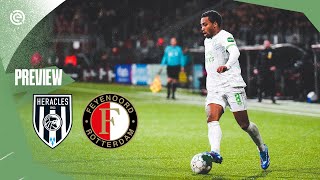 PREVIEW 📊  Heracles Almelo – Feyenoord  Eredivisie 16 [upl. by Einahpetse]