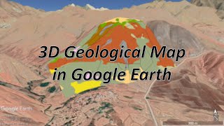 3D Geological Map in Google Earth [upl. by Manny]