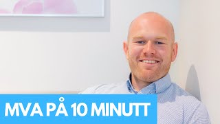 Regnskap for små bedrifter MVA på 10 minutt [upl. by Henryson935]