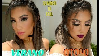 Maquillaje VERANO  OTOÑO  Summer to Fall Makeup tutorial economico  auroramakeup [upl. by Fernandez]