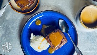 Gordon Ramseys signature dessert STICKY TOFFEE PUDDING made EASIER  Save money cooking at home [upl. by Adnalor570]