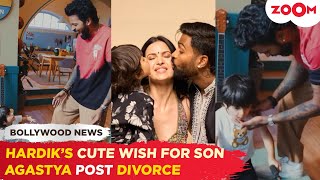 Hardik Pandya shares cute video with son Agastya on his birthday post divorce with Natasa Stankovic [upl. by Nywloc186]