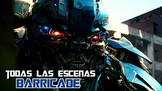 Transformers TLK Todas Las Escenas de Barricade  Magnus TF [upl. by Yelsew]