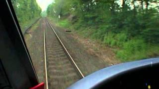 Cab view Führerstandsmitfahrt auf der Dreieichbahn  Buchschlag nach Dieburg nur Führerstand [upl. by Yorel420]