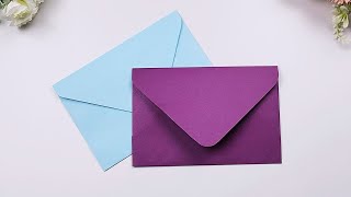 Very Easy Envelope Making Step by Step [upl. by Gnilyarg537]