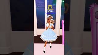 I matchning with my doll dress to impress [upl. by Melonie]