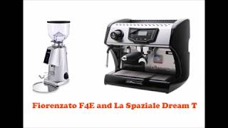 Fiorenzato F4 E grinder and La Spaziale Dream T Espresso [upl. by Bullard]