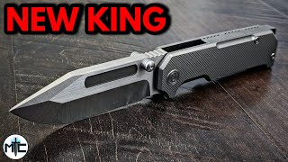 The New King Of Beasts  Miguron Geddon Folding Knife  Full Review [upl. by Butler]