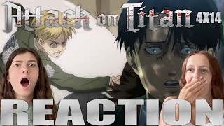 Attack on Titan SUB  4x14 Savagery  Reaction [upl. by Adnarrim]