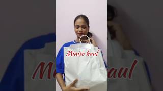 Miniso haul miniso minisohaul skincare youtubeshorts beauty makeup minisomakeup shopping [upl. by Nalac]